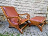 Vintažinis mid century fotelis su pakoju - nuotraukos Nr. 29