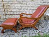Vintažinis mid century fotelis su pakoju - nuotraukos Nr. 38