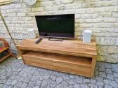 Vintažinė mid century žema konsolinė TV komoda - nuotraukos Nr. 14