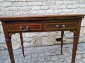 Antikvarinė raudonmedžio konsolė / stalas - nuotraukos Nr. 7