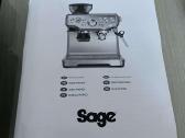 Sage Barista Express bes/ses875 instrukcija