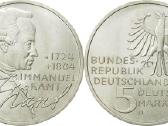 Immanuel Kant Vokietija 1974 5 markės