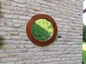 Vintažinis mid century tikmedžio rėmo veidrodis - nuotraukos Nr. 10