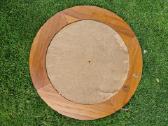 Vintažinis mid century tikmedžio rėmo veidrodis - nuotraukos Nr. 13