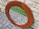 Vintažinis mid century tikmedžio rėmo veidrodis - nuotraukos Nr. 18