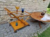 Vintažinis mid century serviravimo staliukas - nuotraukos Nr. 9