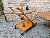 Vintažinis mid century serviravimo staliukas - nuotraukos Nr. 16