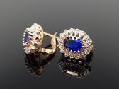 Auksiniai auskarai anglišku užsegimu 585 auksas - nuotraukos Nr. 16