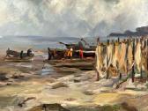 Kartonas aliejus. Latvija 92x67,2 cm. - nuotraukos Nr. 2