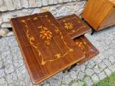 Vintažiniai mid century raudonmedžio staliukai - nuotraukos Nr. 37