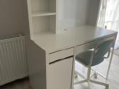 Ikea Micke rašomasis stalas su lentyna - nuotraukos Nr. 2