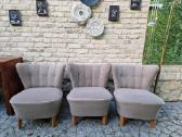 Vintažiniai mid century coctail st.foteliai