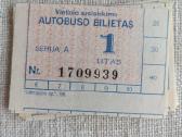 Antikvariniai autobusų bilietėliai - nuotraukos Nr. 2
