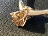 14k/585 geltono aukso žiedas su 0,78ct briliantu. - nuotraukos Nr. 10