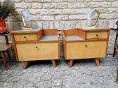 Vintažinės mid century naktinės (lovos)spintelės