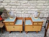 Vintažinės mid century naktinės (lovos)spintelės - nuotraukos Nr. 3