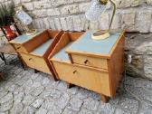 Vintažinės mid century naktinės (lovos)spintelės - nuotraukos Nr. 6