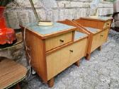 Vintažinės mid century naktinės (lovos)spintelės - nuotraukos Nr. 9