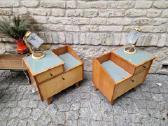 Vintažinės mid century naktinės (lovos)spintelės - nuotraukos Nr. 18