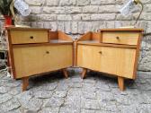 Vintažinės mid century naktinės (lovos)spintelės - nuotraukos Nr. 19