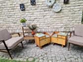Vintažinės mid century naktinės (lovos)spintelės - nuotraukos Nr. 20