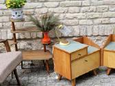 Vintažinės mid century naktinės (lovos)spintelės - nuotraukos Nr. 22