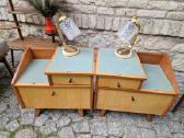 Vintažinės mid century naktinės (lovos)spintelės - nuotraukos Nr. 35