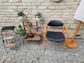 Vintažinis mid century autorinis krėslas-kėdė - nuotraukos Nr. 15