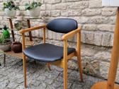 Vintažinis mid century autorinis krėslas-kėdė - nuotraukos Nr. 17