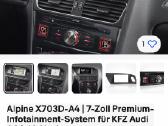 Alpine X703d-a4 Media sistema Audi A4 - nuotraukos Nr. 2