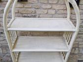 Vintažinė mid century ratango etažerė - nuotraukos Nr. 15