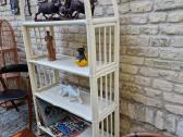 Vintažinė mid century ratango etažerė - nuotraukos Nr. 20