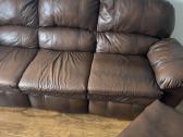 Juodojo Alksnio odine sofa su pufu - nuotraukos Nr. 2