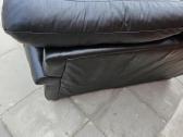 Sofa 2-vietė, natūralios odos - nuotraukos Nr. 6