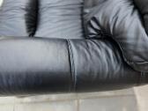 Sofa 2-vietė, natūralios odos - nuotraukos Nr. 5