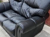 Sofa 2-vietė, natūralios odos - nuotraukos Nr. 2