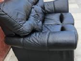 Sofa 2-vietė, natūralios odos - nuotraukos Nr. 3