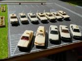 Taxi modeliai Bmw Mercedes Vw Opel 1:87