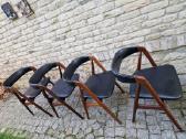Vintažinės mid century tikmedžio kėdės - nuotraukos Nr. 3