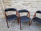 Vintažinės mid century tikmedžio kėdės - nuotraukos Nr. 12