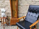 Vintažinis mid century tikmedžio laikrodis - nuotraukos Nr. 3