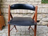 Vintažinė mid century tikmedžio kėdė - nuotraukos Nr. 3