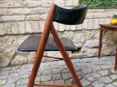 Vintažinė mid century tikmedžio kėdė - nuotraukos Nr. 5
