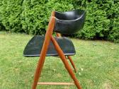 Vintažinė mid century tikmedžio kėdė - nuotraukos Nr. 8