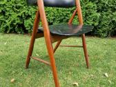 Vintažinė mid century tikmedžio kėdė - nuotraukos Nr. 11