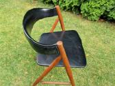 Vintažinė mid century tikmedžio kėdė - nuotraukos Nr. 13
