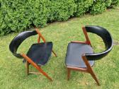 Vintažinė mid century tikmedžio kėdė - nuotraukos Nr. 25