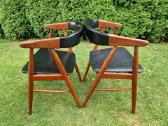 Vintažinė mid century tikmedžio kėdė - nuotraukos Nr. 30