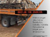 - Malkos - Skaldytos - Kaladės - Rąstai -