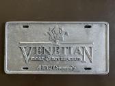 Venetian klubo numerių lentelė iš JAV